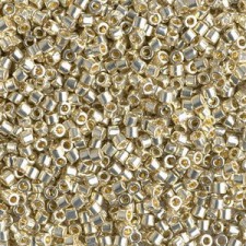 Miyuki delica beads 10/0 - Duracoat galvanized silver DBM-1831